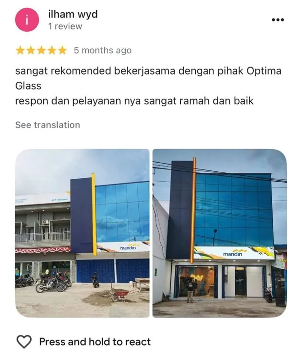 Google Review - Ilham Wyd