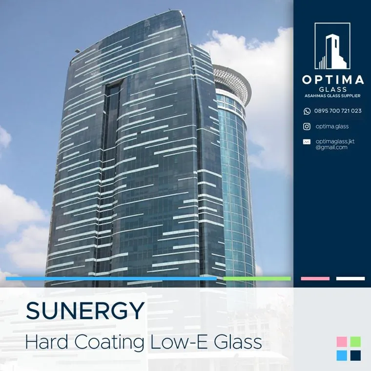 Kaca Sunergy Hard Coating Low-E Glass